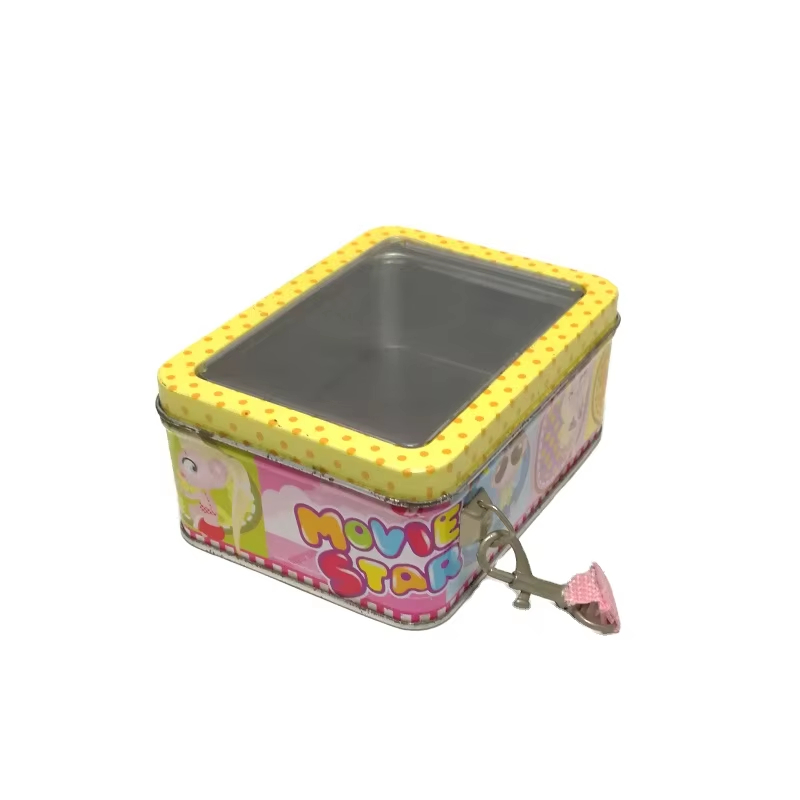 Window box tin with lock